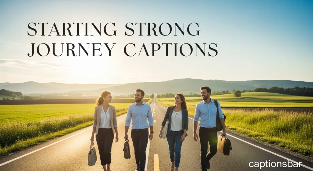 Starting Strong Journey Captions