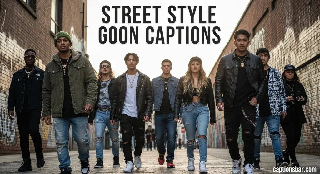 Street Style Goon Captions