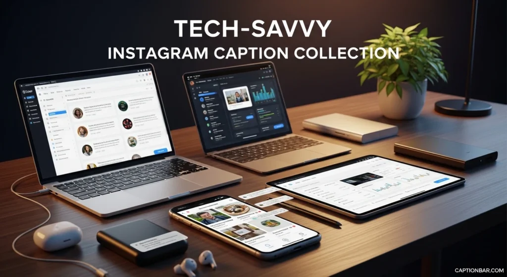 Tech-Savvy Instagram Caption Collection