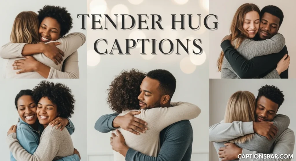 Tender Hug Captions