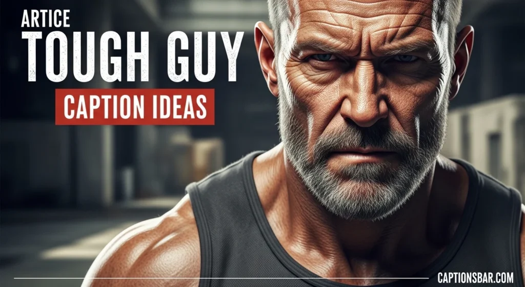 Tough Guy Caption Ideas