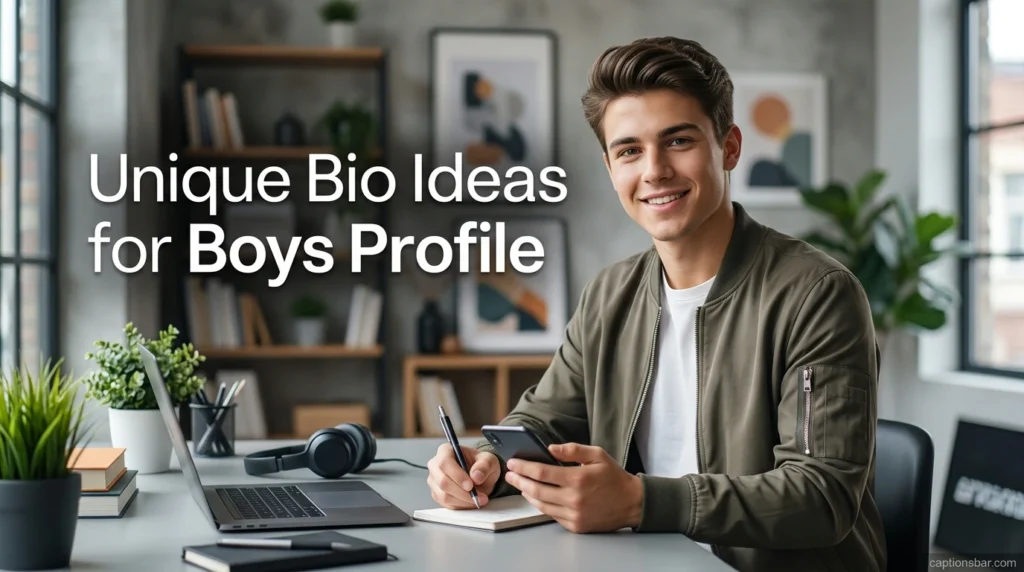Unique Bio Ideas for Boys Profile