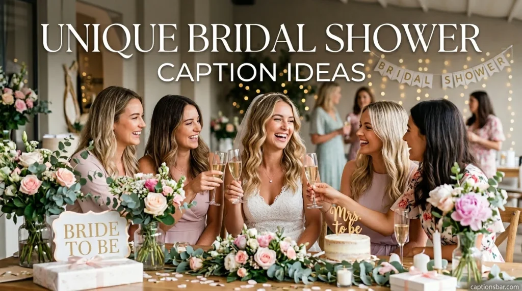Unique Bridal Shower Caption Ideas