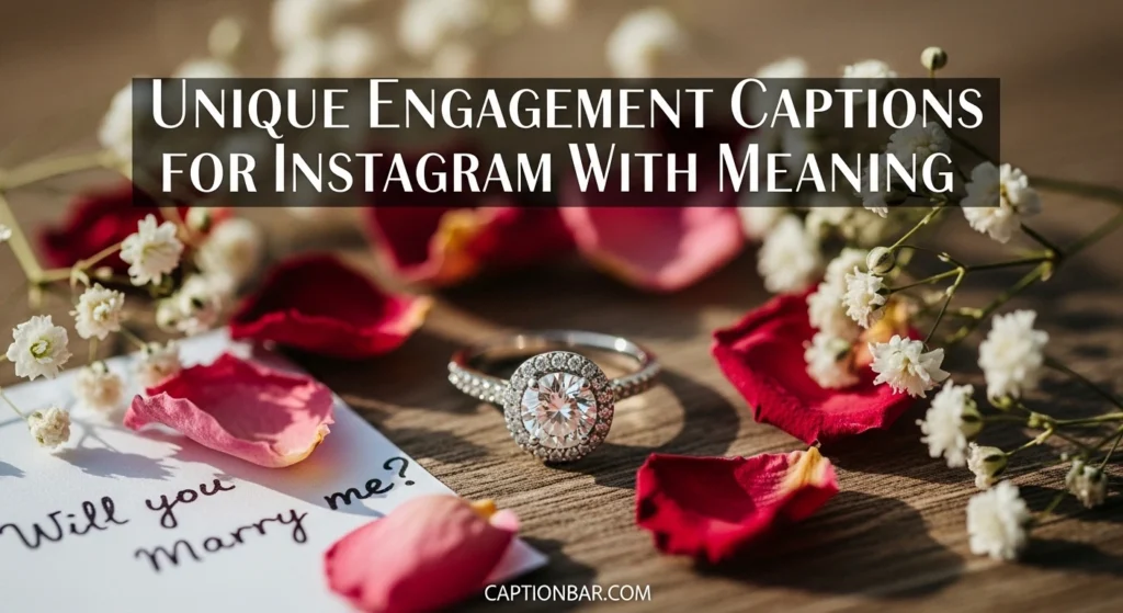 Unique Engagement Captions for Instagram With Meaning