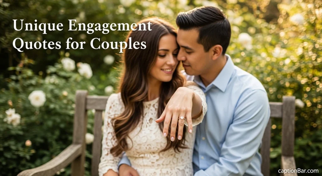 Unique Engagement Quotes for Couples