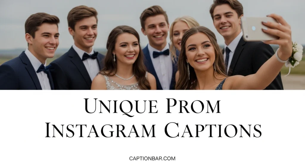 Unique Prom Instagram Captions