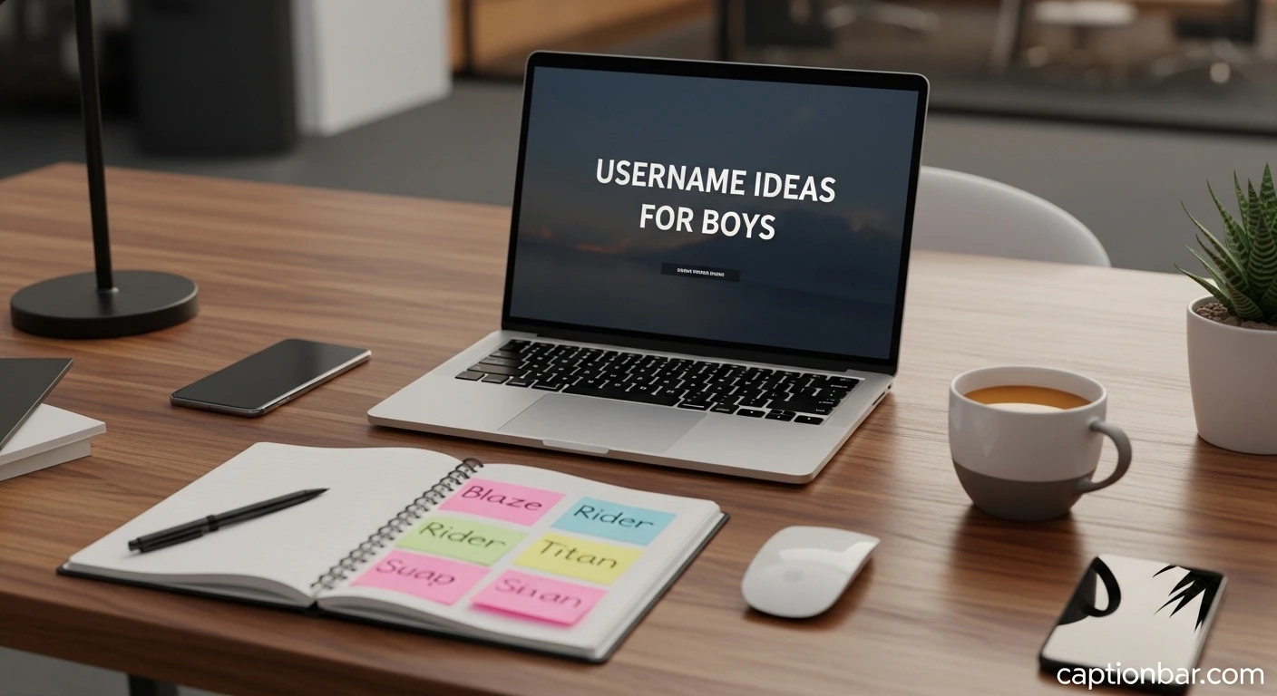 Username Ideas for Boys