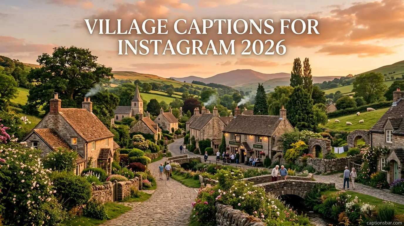 Village Captions for Instagram 2026