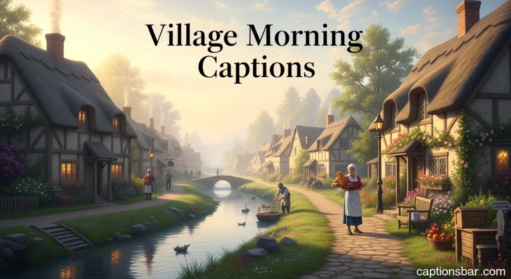 Village Morning Captions