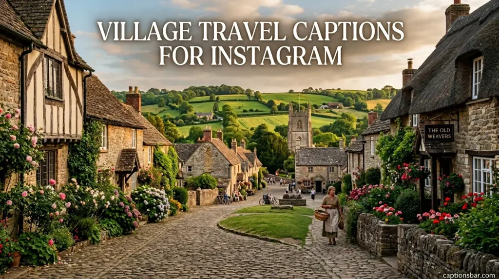 Village Travel Captions for Instagram