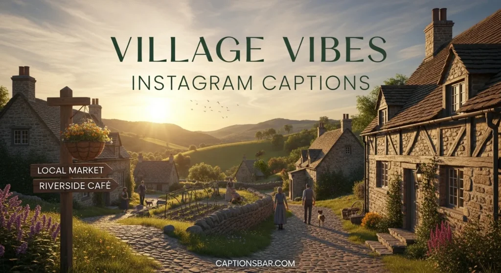 Village Vibes Instagram Captions