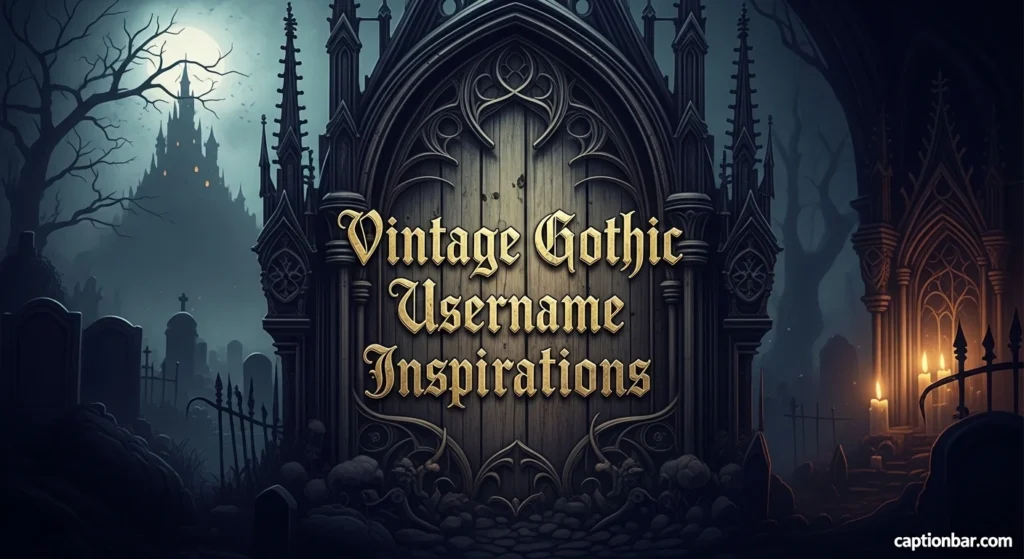 Vintage Gothic Username Inspirations