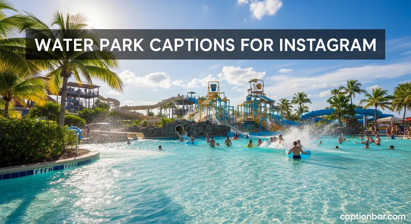 Water Park Captions for Instagram