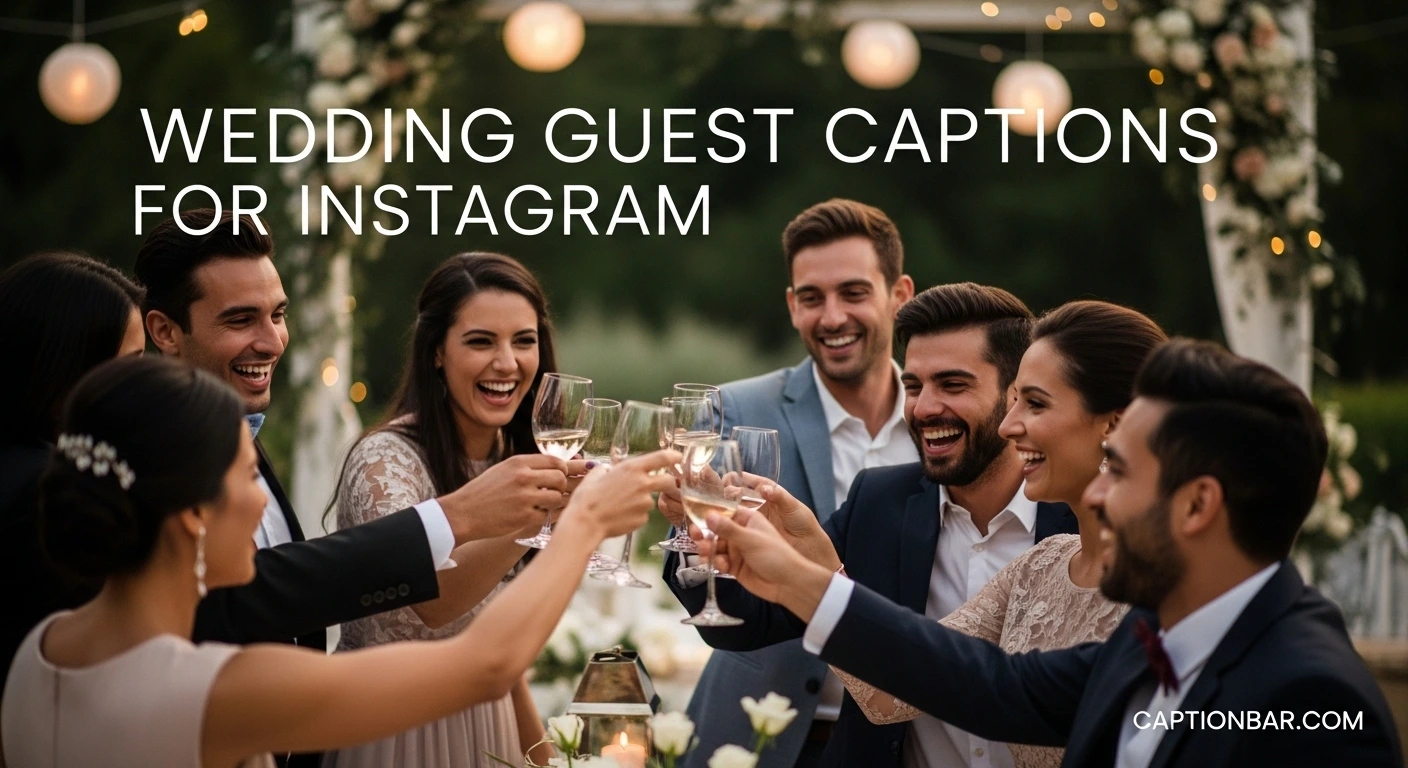 Wedding Guest Captions for Instagram