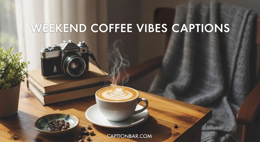 Weekend Coffee Vibes Captions