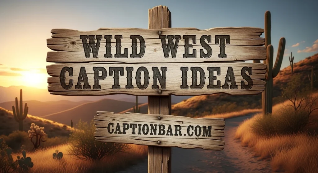 Wild West Caption Ideas