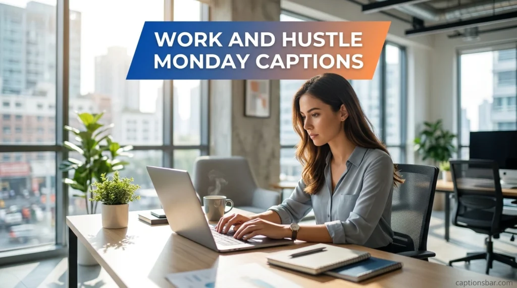 Work and Hustle Monday Captions