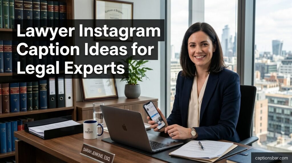 Lawyer Instagram Caption Ideas for Legal Experts