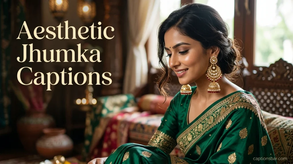 Aesthetic Jhumka Captions