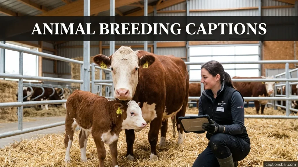 Animal Breeding Captions
