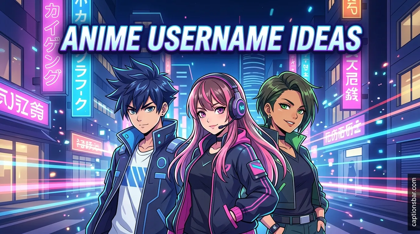 Anime Username Ideas