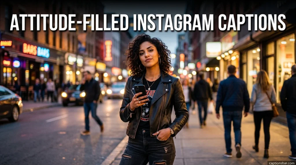 Attitude-Filled Instagram Captions