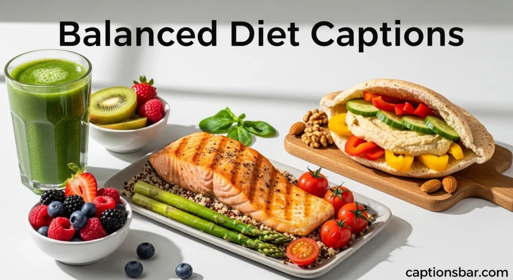 Balanced Diet Captions