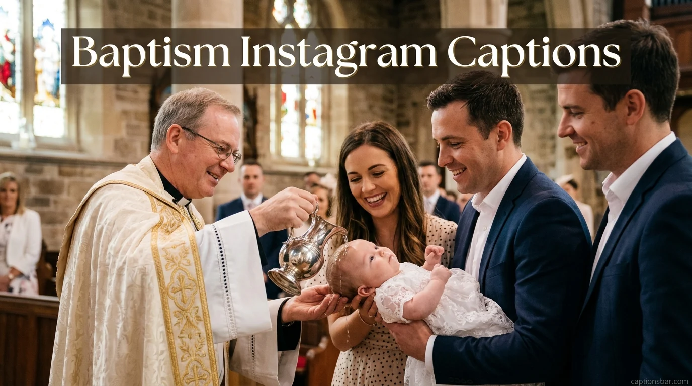 Baptism Instagram Captions