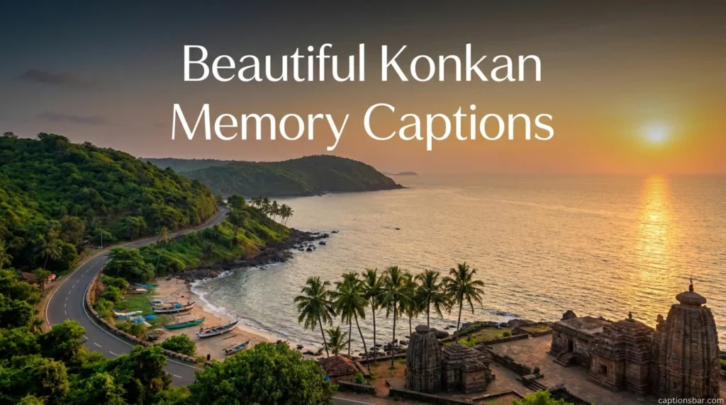 Beautiful Konkan Memory Captions