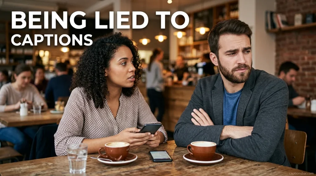 Being Lied To Captions