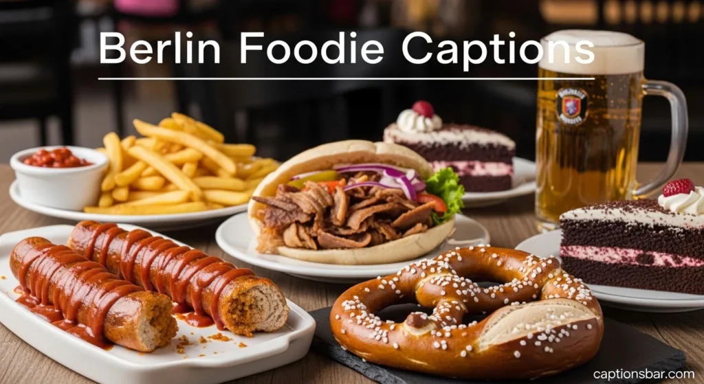 Berlin Foodie Captions