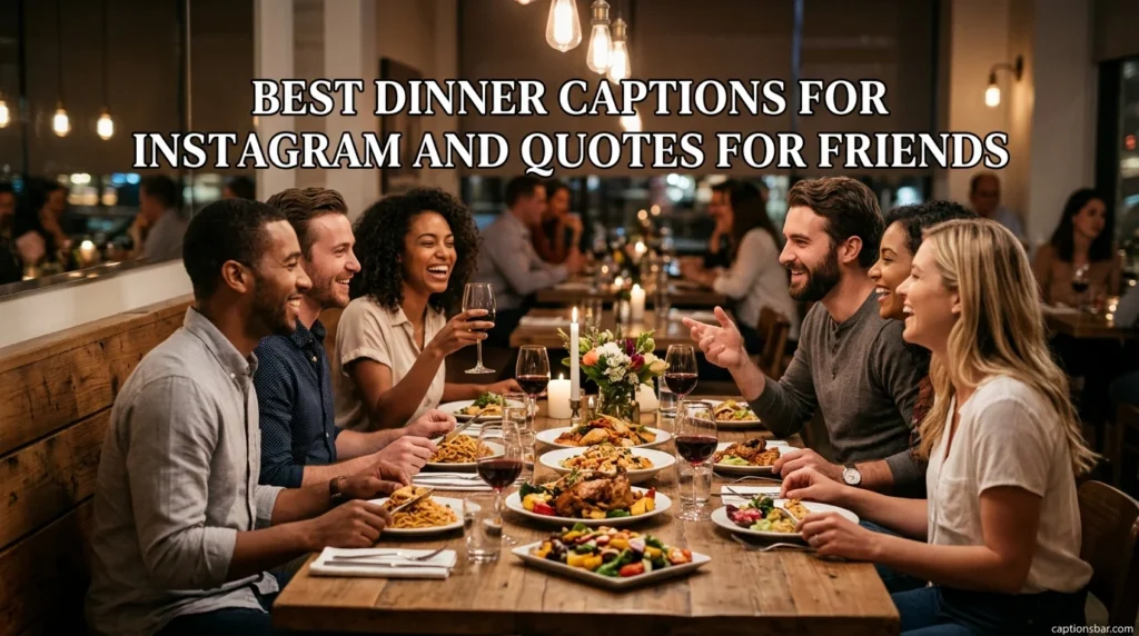 Best Dinner Captions For Instagram And Quotes For Friends