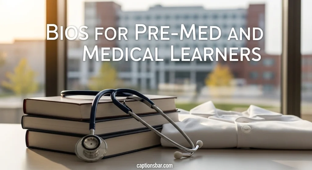 Bios for Pre-Med and Medical Learners