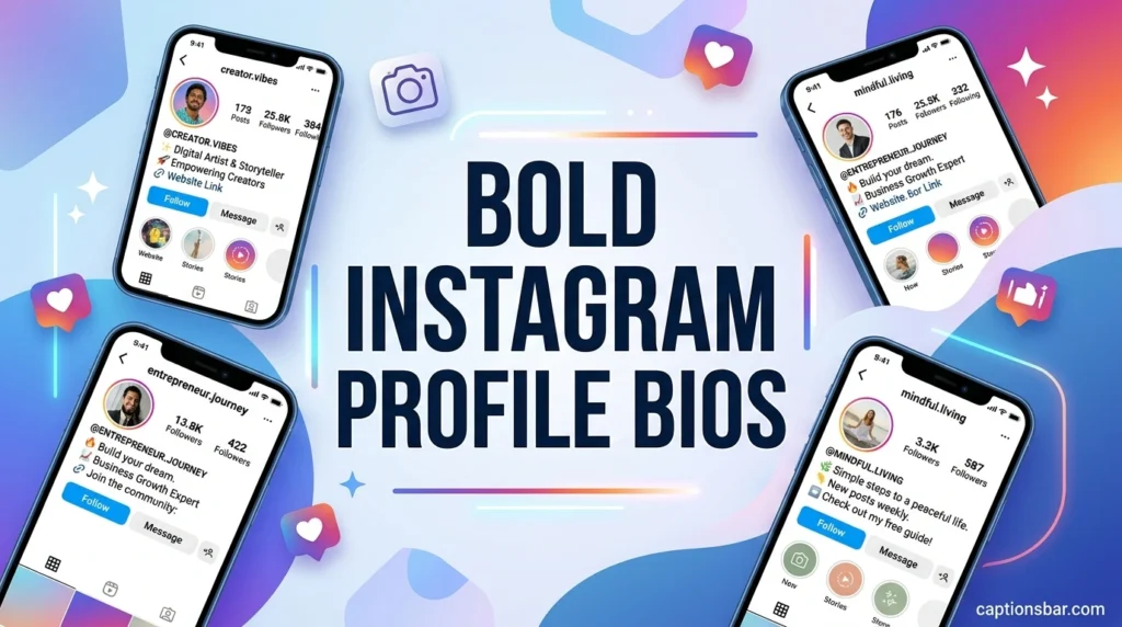 Bold Instagram Profile Bios