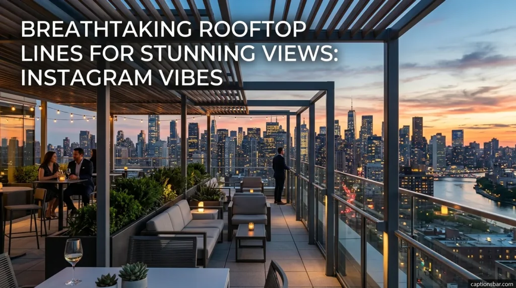 Breathtaking Rooftop Lines for Stunning Views Instagram Vibes