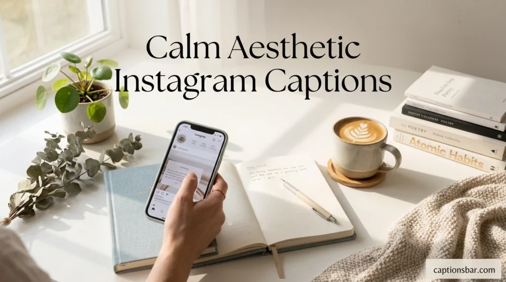 Calm Aesthetic Instagram Captions