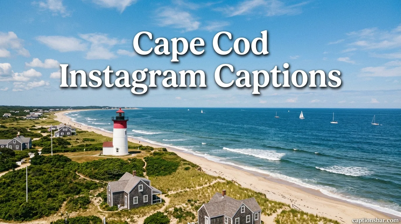 Cape Cod Instagram Captions