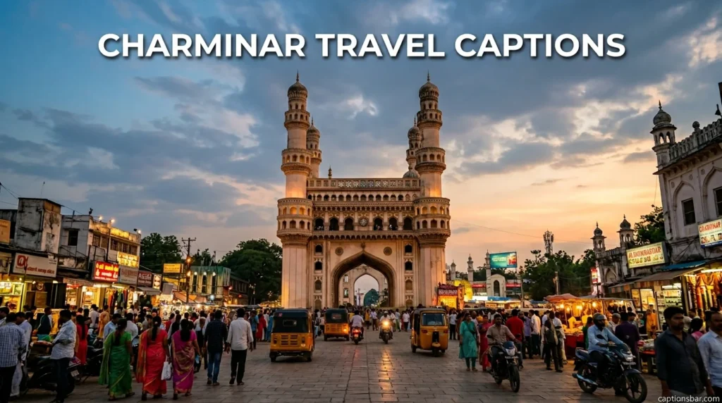 Charminar Travel Captions