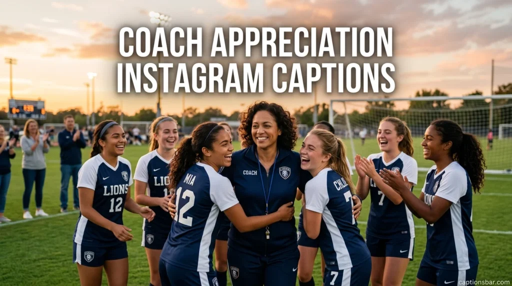 Coach Appreciation Instagram Captions