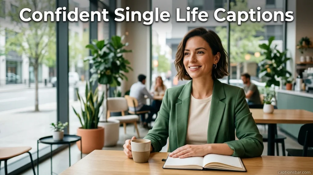 Confident Single Life Captions