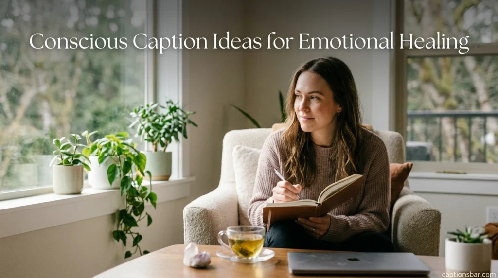 Conscious Caption Ideas for Emotional Healing
