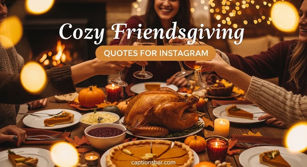 Cozy Friendsgiving Quotes For Instagram
