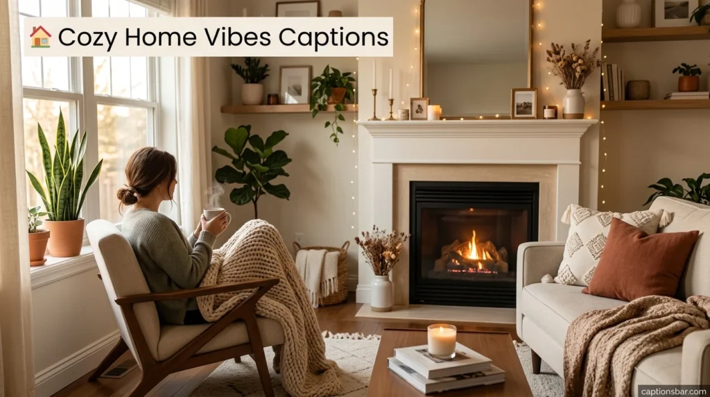 Cozy Home Vibes Captions
