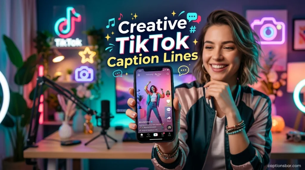 Creative TikTok Caption Lines