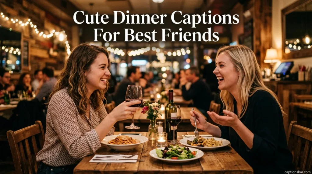 Cute Dinner Captions For Best Friends