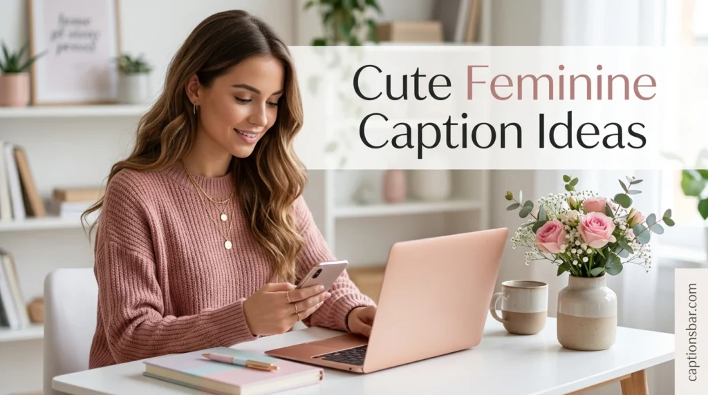 Cute Feminine Caption Ideas