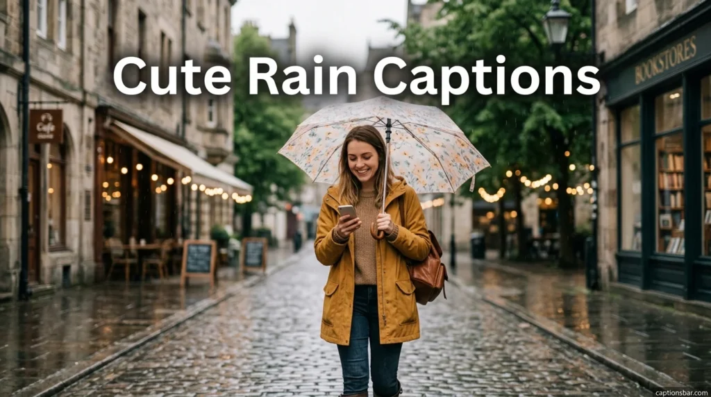 Cute Rain Captions