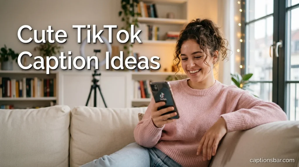 Cute TikTok Caption Ideas