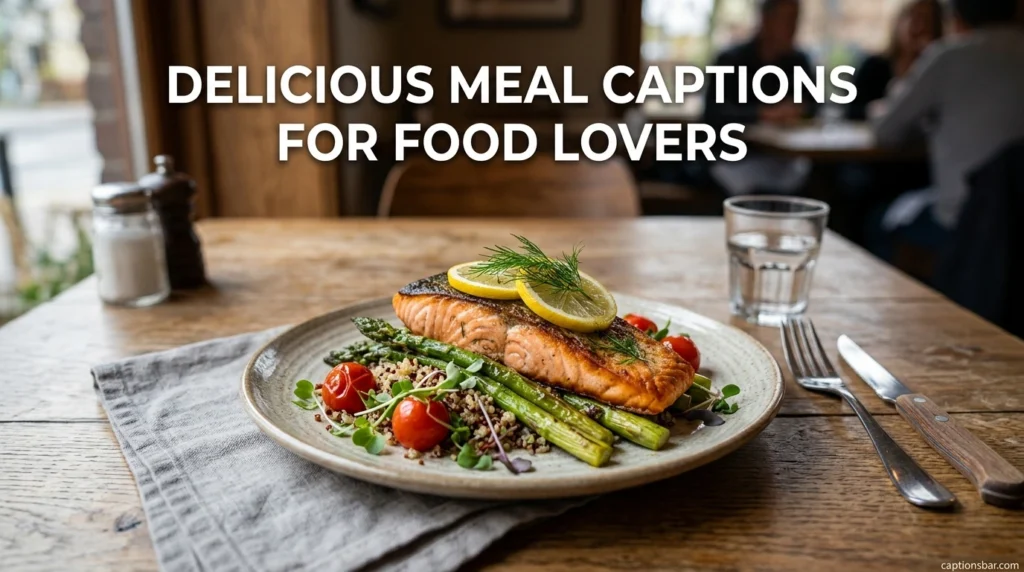 Delicious Meal Captions For Food Lovers