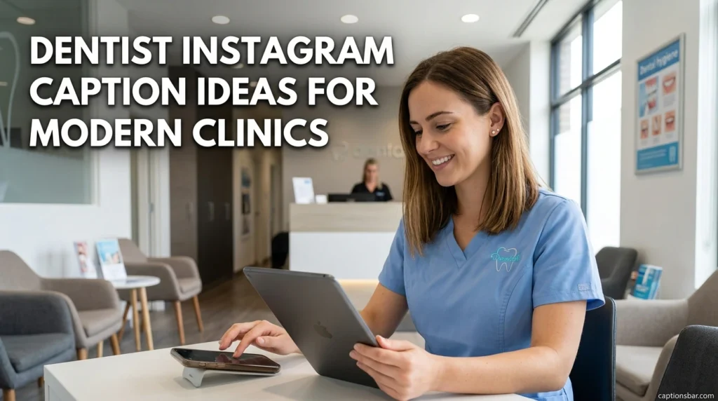 Dentist Instagram Caption Ideas for Modern Clinics